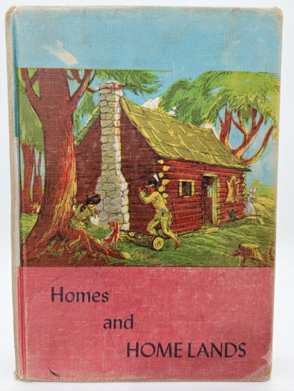 (1956) Homes and Homelands — Vintage Illustrated Children's Education Hardcover